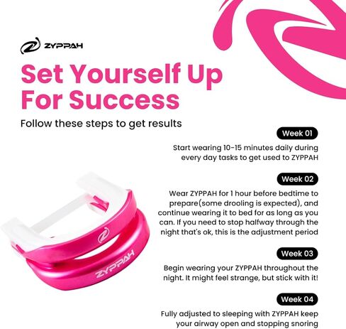 قطعة الفم الهجينة المضادة للشخير من ZYPPAH | واقي الفم لنوم أفضل - قطعة الفم مع حزام اللسان لوقف الشخير - قالب مخصص للفم - نوم سعيد - نوم جميل - 2.25 × 2.75 × 1 بوصة in Kuwait