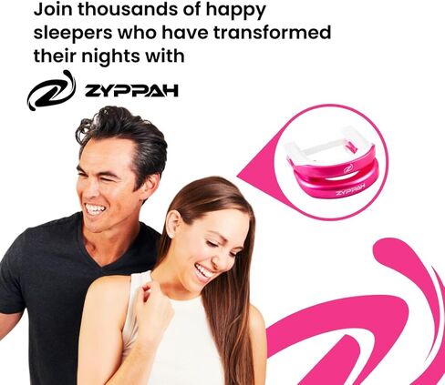 قطعة الفم الهجينة المضادة للشخير من ZYPPAH | واقي الفم لنوم أفضل - قطعة الفم مع حزام اللسان لوقف الشخير - قالب مخصص للفم - نوم سعيد - نوم جميل - 2.25 × 2.75 × 1 بوصة in Kuwait