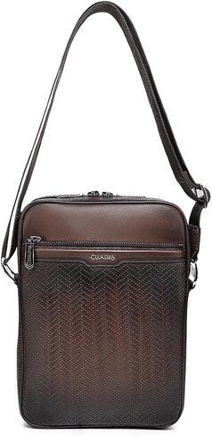 Cuadra Messenger Bag in Genuine Bovine Leather for Men Brown in Saudi Arabia
