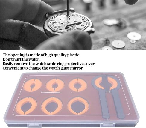 Watch Bezel Remover, Professional Watch Bezel Remover Alloy Watch Bezel Ring Opener Tools with a Plastic Storage Box Watch Bezel Removal Repair Tool Back Case Opener for Watchmakers in Saudi Arabia