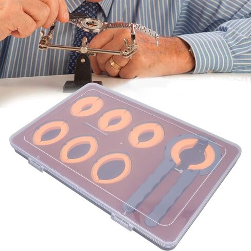 Watch Bezel Remover, Professional Watch Bezel Remover Alloy Watch Bezel Ring Opener Tools with a Plastic Storage Box Watch Bezel Removal Repair Tool Back Case Opener for Watchmakers in Saudi Arabia