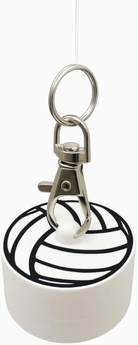 حامل مجوهرات الكرة الطائرة سلسلة المفاتيح | حالة صندوق السفر | حامل الخاتم | صندوق منظم صغير | سلسلة مفاتيح محمولة لحافظة الحلقات | حالة التخزين in Kuwait