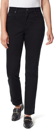 Gloria Vanderbilt Women's Classic Amanda High Rise Tapered Jean, Rinse Noir, 18 Long in Saudi Arabia
