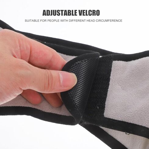 BESPORTBLE Add Fleece Sleeping Ear Cups Adjustable Muffs for Noise Reduction Winter Ear Warmers Soft Cotton Headband for Home Sleep Comfort in Saudi Arabia