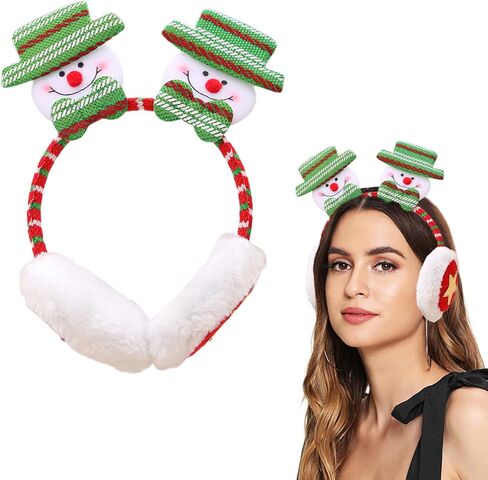 عيد الميلاد غطاء للأذنين لطيف الكرتون سانتا ثلج الدب EIK الأذن دفئا عقال الأذن يفشل يغطي لفصل الشتاء زي حفلة أغطية الرأس in Kuwait