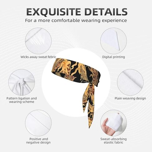 Sports Head Tie Westie Dogs Beach Summer Tropical Tie Sweatband Headband Men Women Elastic Bandana Adjustable Non-Slip Moisture Wicking for Running Football Yoga Workout Athletic Hair Ninja Head Band in Saudi Arabia