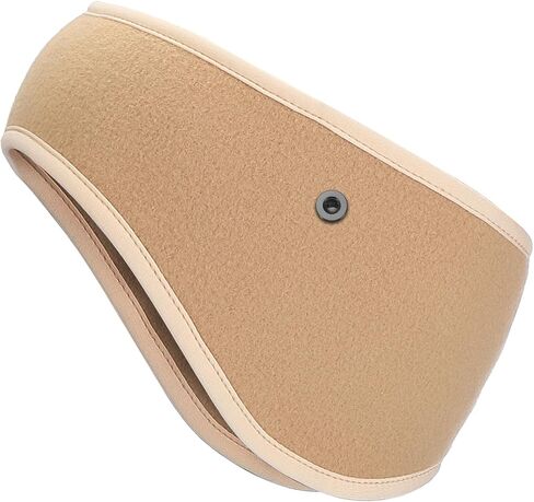 PATIKIL Ear Warmer Headband, Polar Fleece Ear Warmer Winter Stretchy Running Sweatband with Buttons for Jogging in Saudi Arabia