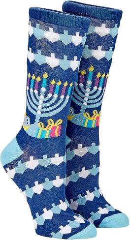 جوارب Rite Lite Chanukah، طاقم للبالغين، Happy Chanukah، منقوشة in Saudi Arabia