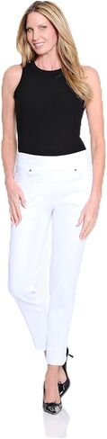 SLIM-SATION Women's Pull on Ankle Jean with Tummy Control in Saudi Arabia