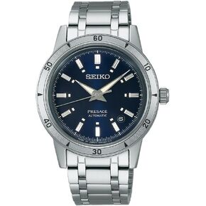 Seiko Presage Style 60's Automatic Men's Watch Blue Background SRPL07J1 Steel Case and Bracelet, Classic in Saudi Arabia