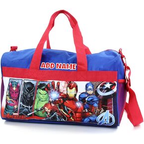 KishKesh Personalized Licensed Kids Duffel Bag – Durable, Customizable Name & Text, Ideal for Travel, School, Gym, Beach, or Overnight – Disney Stitch Design, 18" X 10.50" X 9.75" in Saudi Arabia