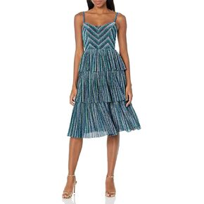 DRESS THE POPULATION Women's Rosalie Strapless Fit & Flare Pleated Party Dress in Kuwait