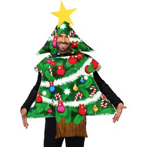 Adult Christmas Tree Costume Men Women Xmas Novelty Outfits in Kuwait