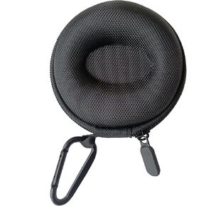 حافظة ساعة سفر محمولة بسحاب، منظم صندوق تخزين ساعة واحد لساعات المعصم والساعات الذكية حتى 50 ملم، للرجال والنساء - أسود in Kuwait