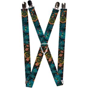 Buckle-Down unisex adults Buckle-down - Honor Tattoo Suspenders, Multicolor, One Size US in Saudi Arabia