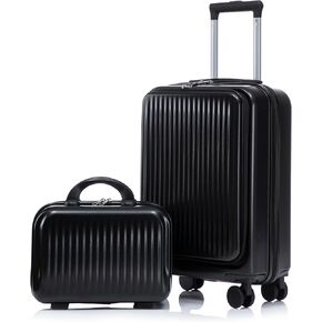 Merax Luggage Set,28 IN Hardside Suitcase with Duffel Bags,3 Piece Expandable Luggage with Spinner Wheels, Vintage Luggage with TSA Lock Lightweight,(Pink) in Kuwait