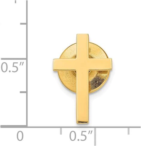 الصلبة 14K الذهب الأصفر المصقول عبر التعادل تاك in Saudi Arabia