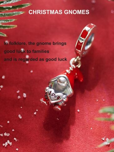 Birthday Fashion Love Heart Dangle Charm for Bracelet Plated Silver Bracelets Charms and Necklace Pendant Bead Charms Jewelry Present for Grandma Daughter Wife Friend Sister in Kuwait