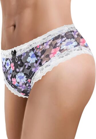 Littleforbig Unisex Hipster Briefs Cottagecore Pattern Mesh Shaping Tucking Gaff Briefs in Kuwait
