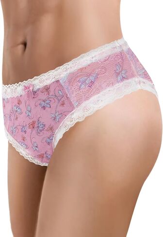 Littleforbig Unisex Hipster Briefs Cottagecore Pattern Mesh Shaping Tucking Gaff Briefs in Kuwait