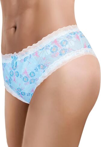 Littleforbig Unisex Hipster Briefs Cottagecore Pattern Mesh Shaping Tucking Gaff Briefs in Kuwait