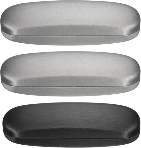 HARFINGTON Eyeglass Cases PU Leather Glasses Case, Anti Scratch Glasses Case Hard Shell Eyeglasses Protector Case in Saudi Arabia