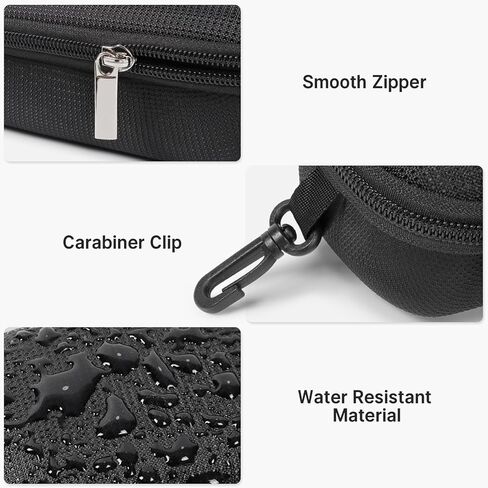 حافظة نظارة صلبة مزدوجة، حافظة نظارة مزدوجة مع مقسم قابل للتعديل، حامل نظارة للسفر لزوجين من النظارات الشمسية in Kuwait