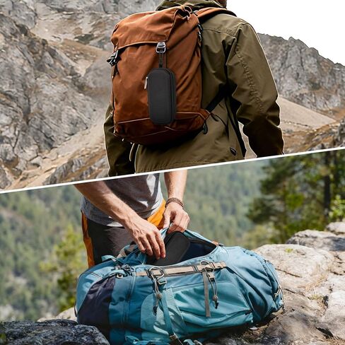 حافظة نظارة صلبة مزدوجة، حافظة نظارة مزدوجة مع مقسم قابل للتعديل، حامل نظارة للسفر لزوجين من النظارات الشمسية in Kuwait