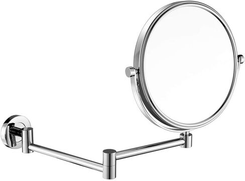 Wall Mounted Makeup Mirrors Magnifying Extend Sturdy Adjustable Shaving Cosmetic Mirror Bathroom Vanity Mirrors in Kuwait