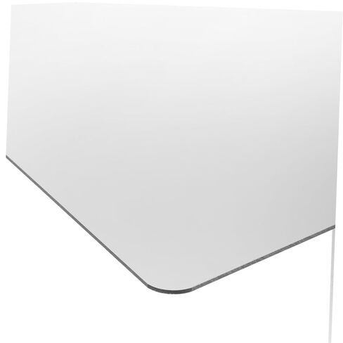 PartyKindom 2pcs Self-Adhesive Mirror Tiles Square Wall Decor for Bedroom Bathroom Gym and Vanity Easy to Install Frameless Design Rounded Edges in Saudi Arabia