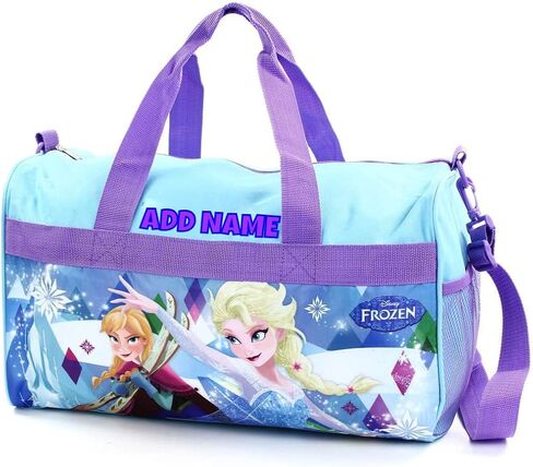KishKesh Personalized Licensed Kids Duffel Bag – Durable, Customizable Name & Text, Ideal for Travel, School, Gym, Beach, or Overnight – Disney Stitch Design, 18" X 10.50" X 9.75" in Saudi Arabia