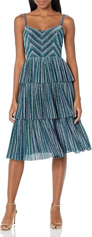 DRESS THE POPULATION Women's Rosalie Strapless Fit & Flare Pleated Party Dress in Kuwait