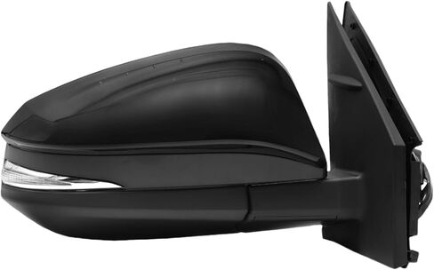 Left Driver Side Mirror Fits 2013-2015 Toyota RAV4, with Power Heated Turn Signal and Manual Folding Without Blind Spot Match Black Replace 87940-42B50 (7Pins) (Left/Driver Side) in Saudi Arabia