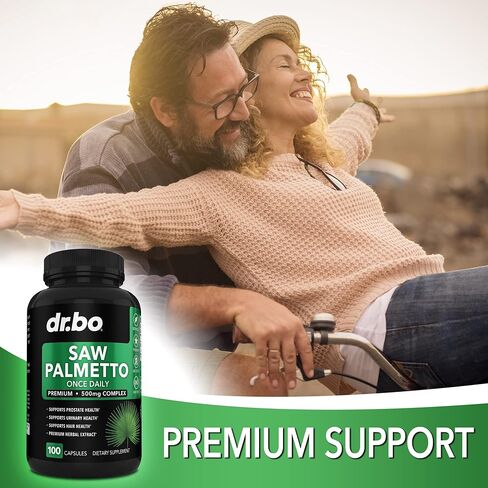 Saw Palmetto for Men Prostate Health - Hair Growth Plus Bladder Control Supplements Complex & DHT Blocker for Women & Men - Pure Saw Palmetto Hair Loss Supplement Support Extract & Urination Pills Aid in Saudi Arabia