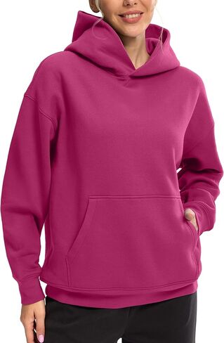 G Gradual Hoodies for Women Oversized Fleece Sweatshirt with Pocket Loose Fit Casual Athletic Workout Pullover in Kuwait