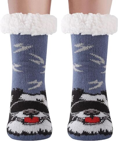 Kids Fluffy Socks Boy Girl Camouflage Soft Thicken Winter Thermal Fleece Fuzzy Non-Skid Children Home ChristmasSocks in Saudi Arabia