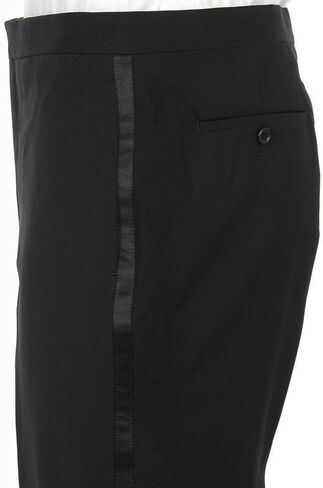New Mens Black 2 Button Tuxedo - 5pc (Jacket, Pants, Shirt, Bow Tie, Cummerbund) in Saudi Arabia