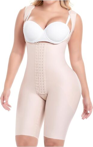 Sonryse M215BF Fajas Colombianas Post Surgery Stage 1 BBL & Lipo Compression Garment with Sleeves in Saudi Arabia