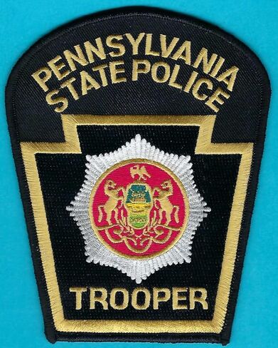 Embroidered Patch - Patches for Women Man - Pennsylvania State Police Trooper Shoulder Patch in Saudi Arabia