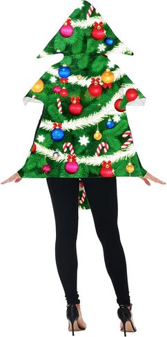 Adult Christmas Tree Costume Men Women Xmas Novelty Outfits in Kuwait