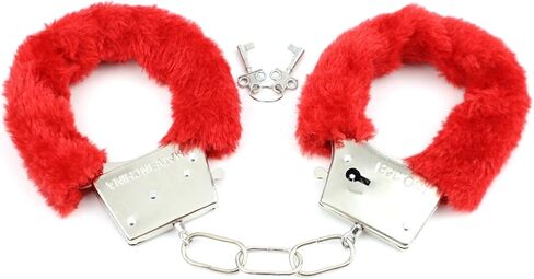 Plush Handcuffs Bracelet for Women Plush Fluffy Metal Bracelet Cosplay Handcuffs Bracelets Suitable for Escape Rooms Party in Saudi Arabia