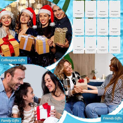Frienda 48 قطعة من رذاذ مطهر اليد المرطب بالجملة 2026 هدية السنة الجديدة، رذاذ مطهر لليدين أبيض صغير معطر للعطلات، شكرًا لك هدية بالجملة للنساء والرجال وزملاء العمل والممرضات المتطوعين in Kuwait