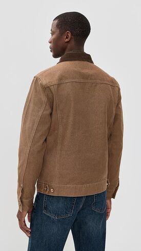 The Ryder Jacket in Tobacco Chipped Canvas in Saudi Arabia