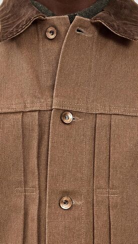 The Ryder Jacket in Tobacco Chipped Canvas in Saudi Arabia