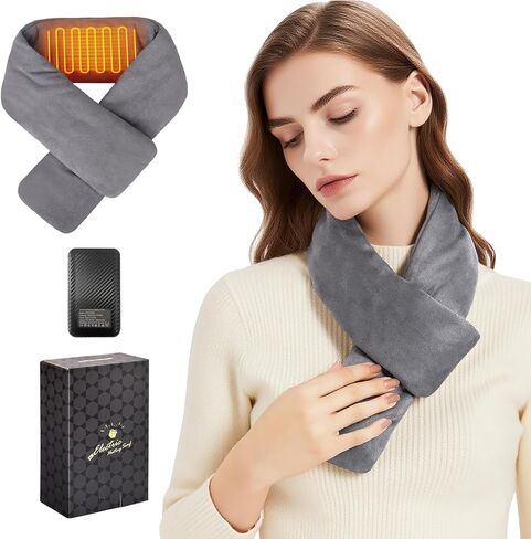 Heated Scarf for Man Women Rechargeable, Electric Heating Scarf with 3 Temperature 4000mAh Battery in Saudi Arabia