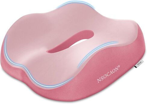 Ergonomic Memory Foam Seat Cushions Suitable for Office seat,Hip Pain,Tailbone Pain Relief, Truck Driver,Driving, happicartus,Car, Tailbone Pain Relief, Sciatica Pain Relief in Kuwait