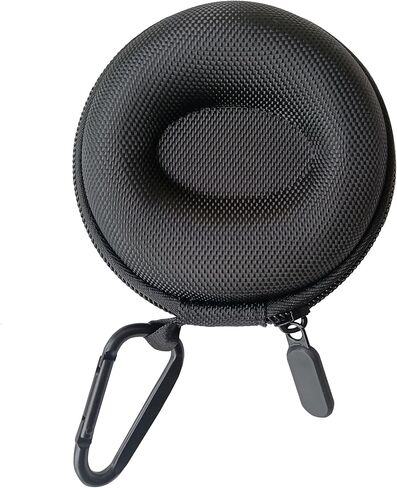 حافظة ساعة سفر محمولة بسحاب، منظم صندوق تخزين ساعة واحد لساعات المعصم والساعات الذكية حتى 50 ملم، للرجال والنساء - أسود in Kuwait