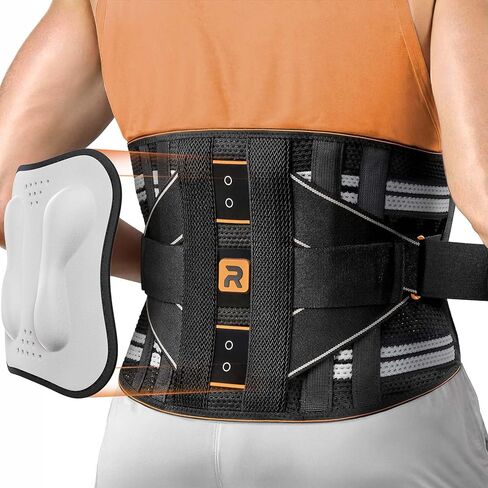 Back Brace for Women, Integrated Lumbar Support for Men & Women, Breathable Soft Mesh Fabric and 8 Stays All-round Support, Durable Back Support With Lumbar Support Pad for Home & Lifting At Work, Green Size L in Kuwait