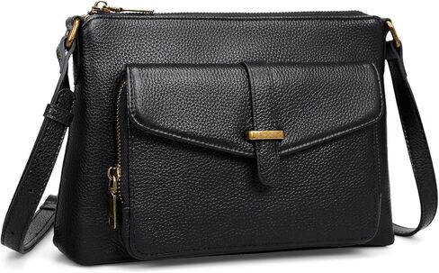 befen Genuine Leather Crossbody Bags for Women Soft Small Leather Purse with Built in RFID Wallet Trendy Shoulder Handbags in Saudi Arabia