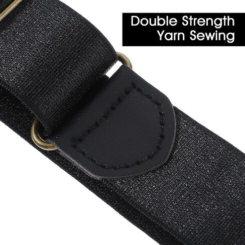 Bremorou 2 Park Sleeve Garters للرجال، شريط ذراع مرن أسود كم أربطة ذراع قابلة للتعديل قابلة للتمدد وقابلة للتعديل ومضادة للانزلاق قميص طويل الأكمام وحاملات ذراع للرجال من العشرينيات من القرن العشرين (أسود، أبيض) in Saudi Arabia
